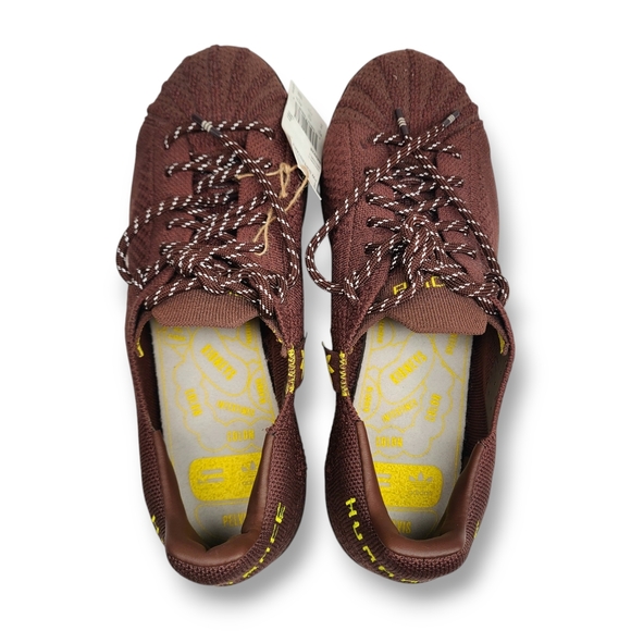 Adidas Pharrel Williams Superstar x Primeknit Brown Size 9 Men - Picture 5 of 7